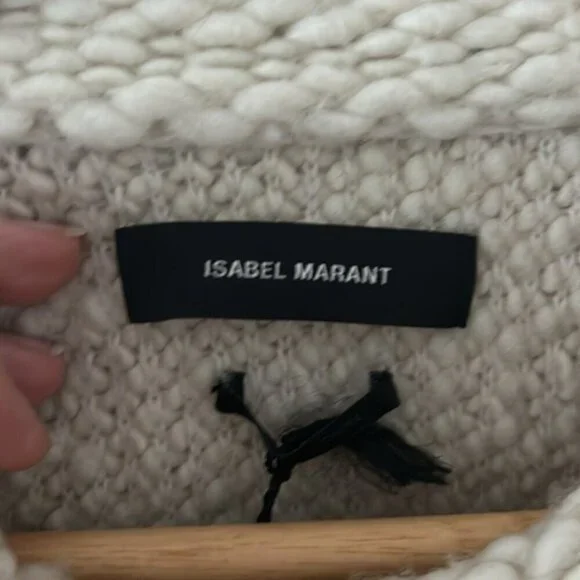 NWT Isabel Marant Off-White Wool Sybille Sweater38